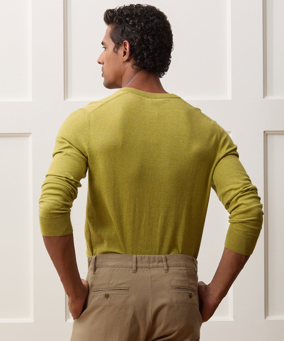 Cotton-Cashmere V-Neck