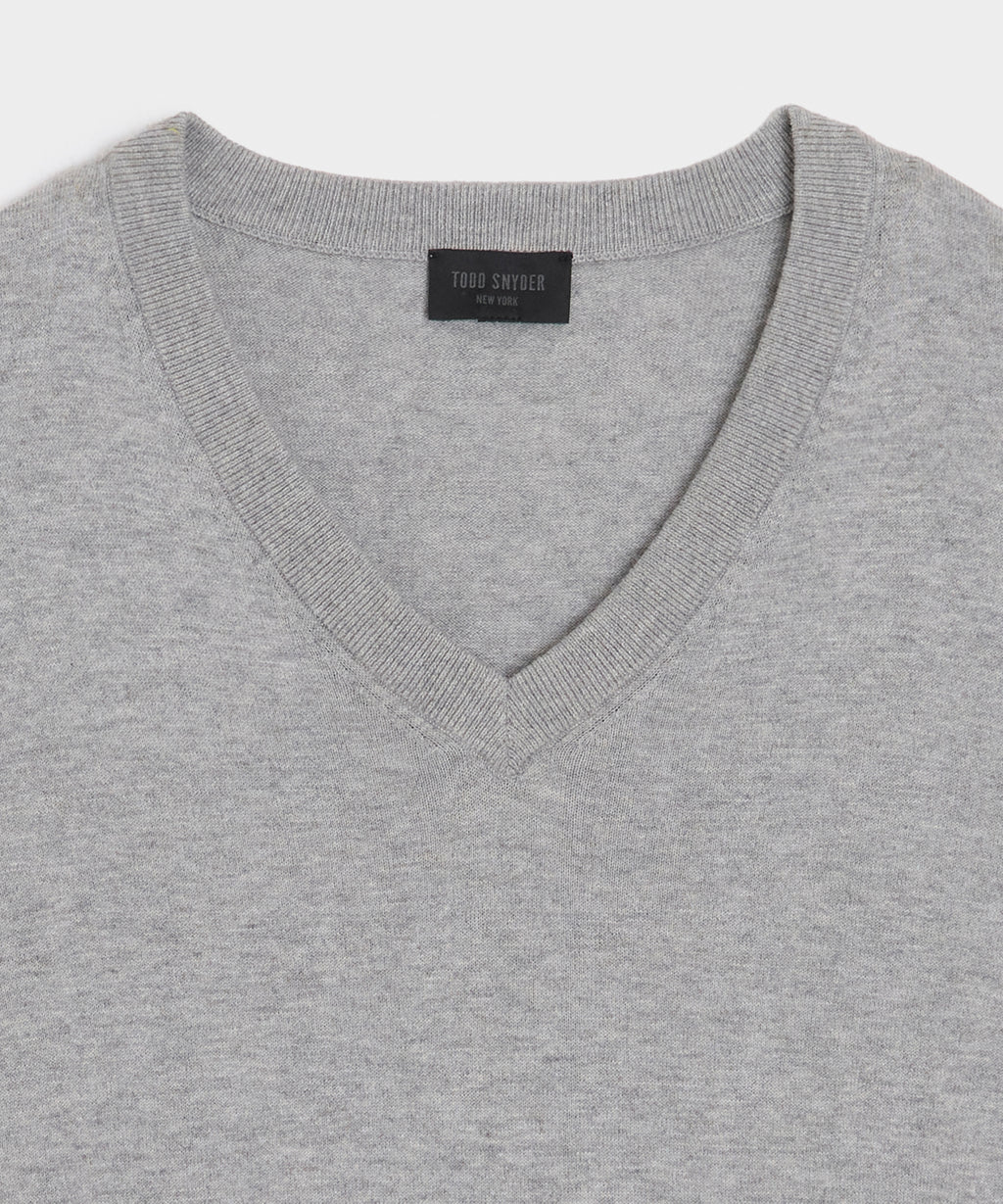 Cotton-Cashmere V-Neck