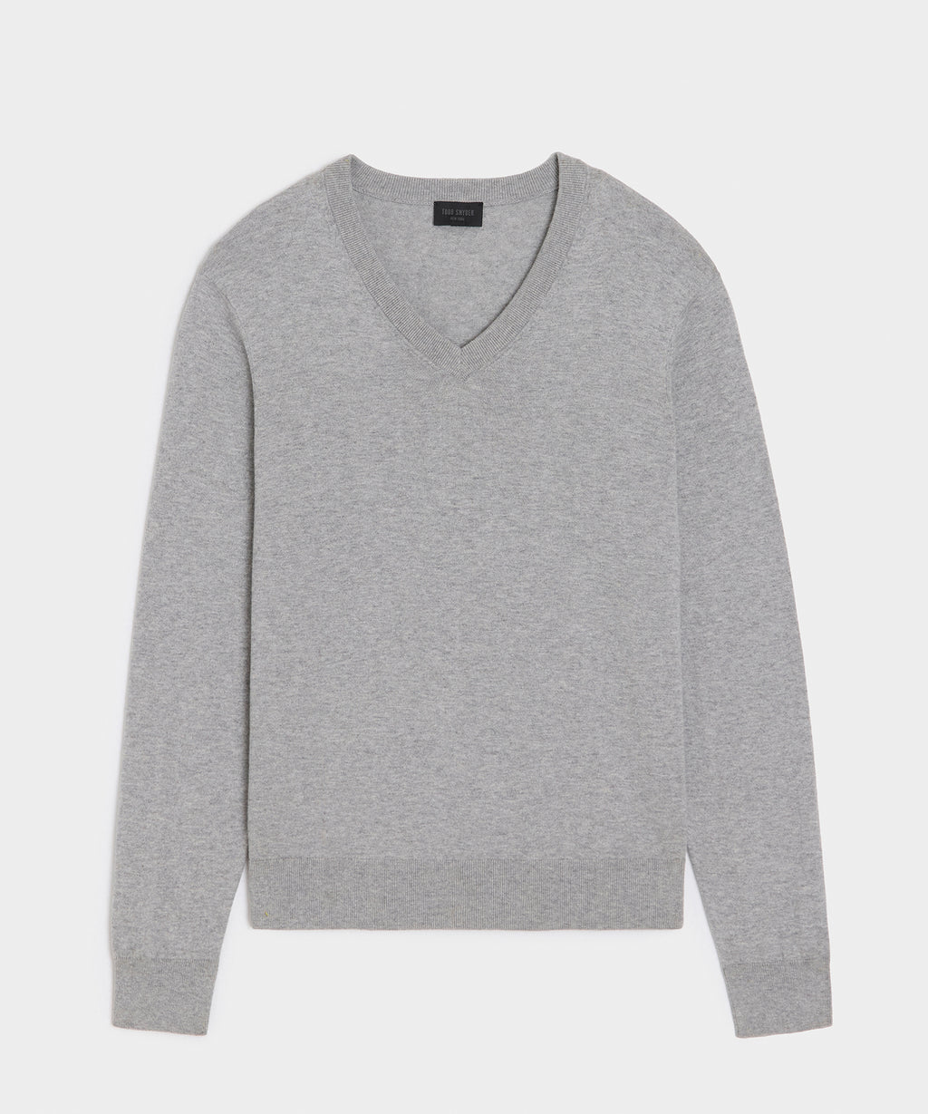 Cotton-Cashmere V-Neck
