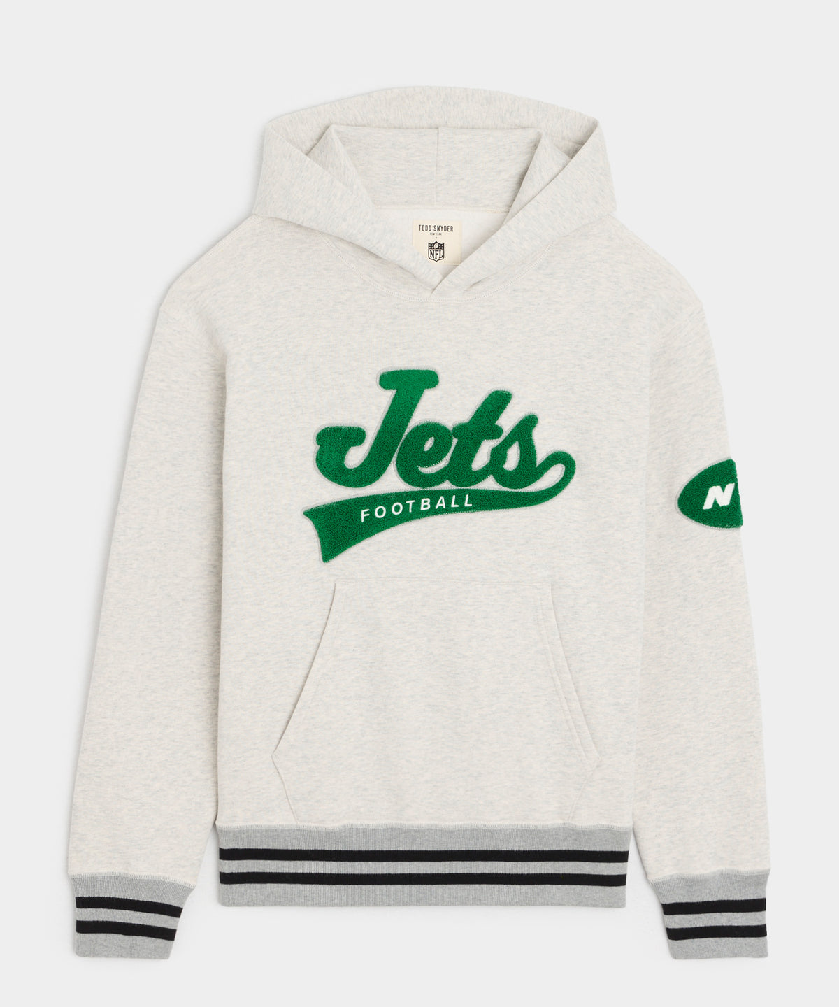 Todd Snyder by Fanatics for NFL Jets Oversized Fleece Hoodie