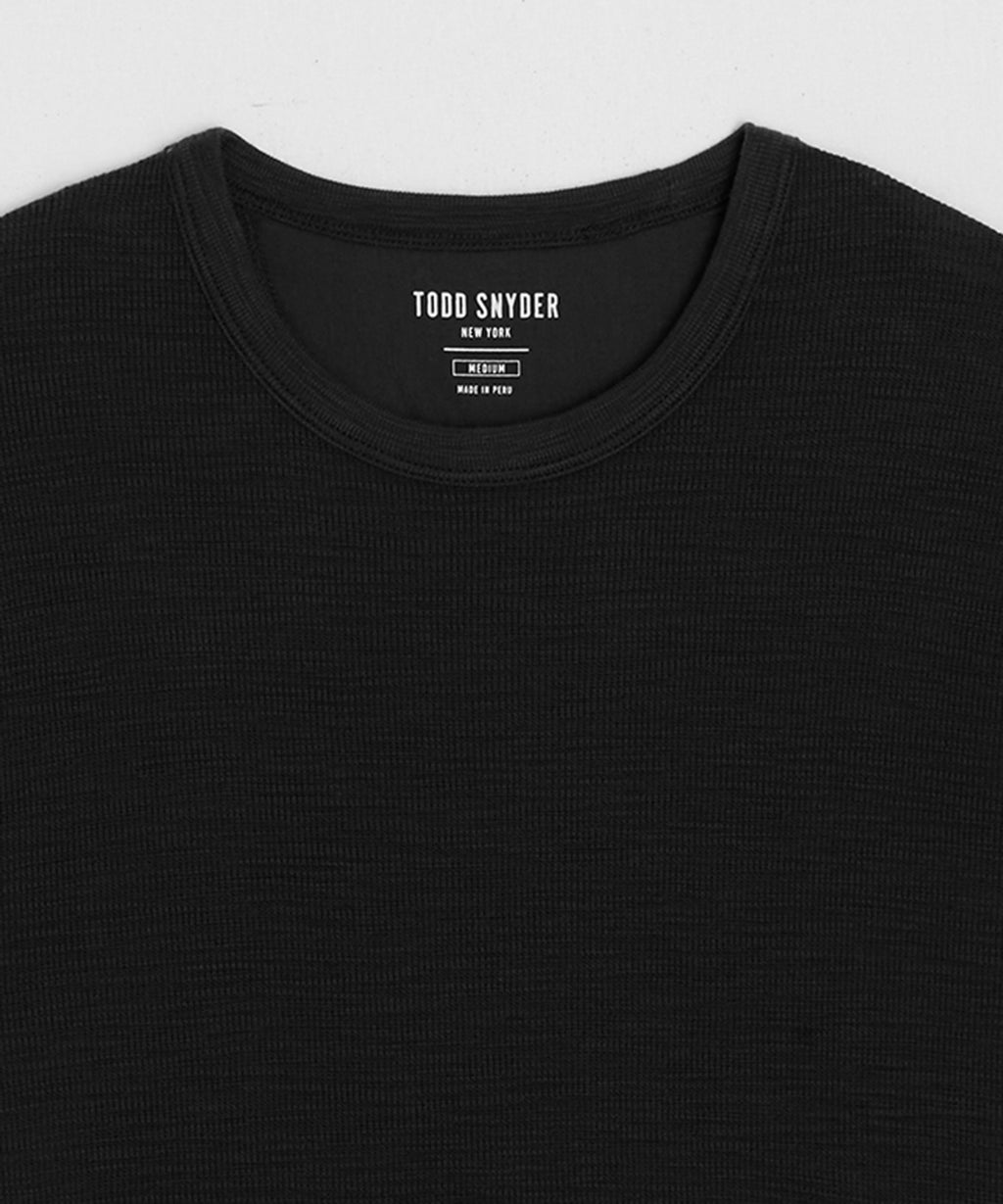 Lightweight Mini Waffle Tee