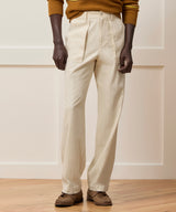 Relaxed Herringbone Twill Camp Pant