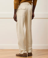 Relaxed Herringbone Twill Camp Pant