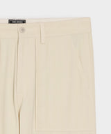 Relaxed Herringbone Twill Camp Pant
