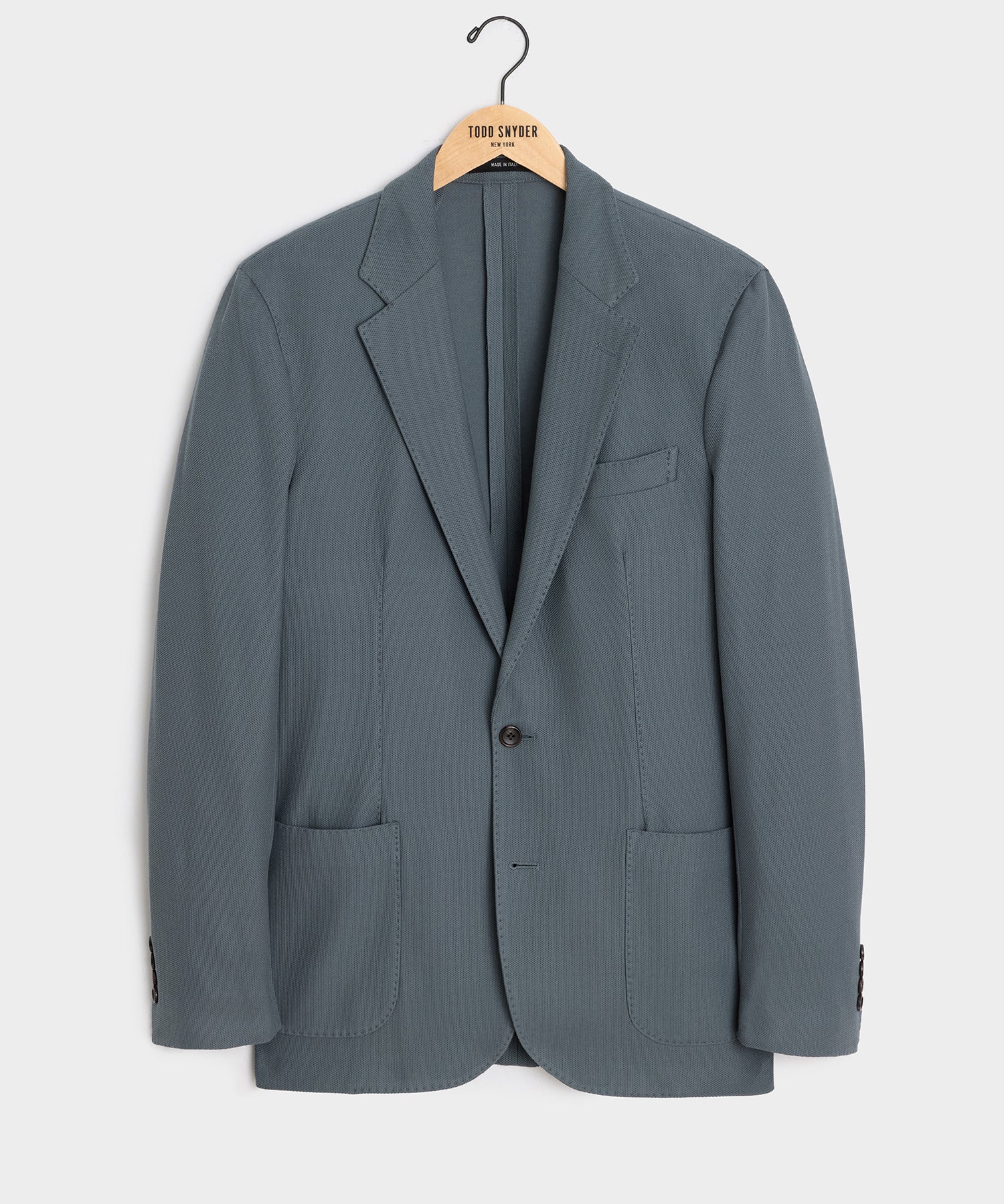 Italian Knit Sport Coat in Blue Metal – Todd Snyder