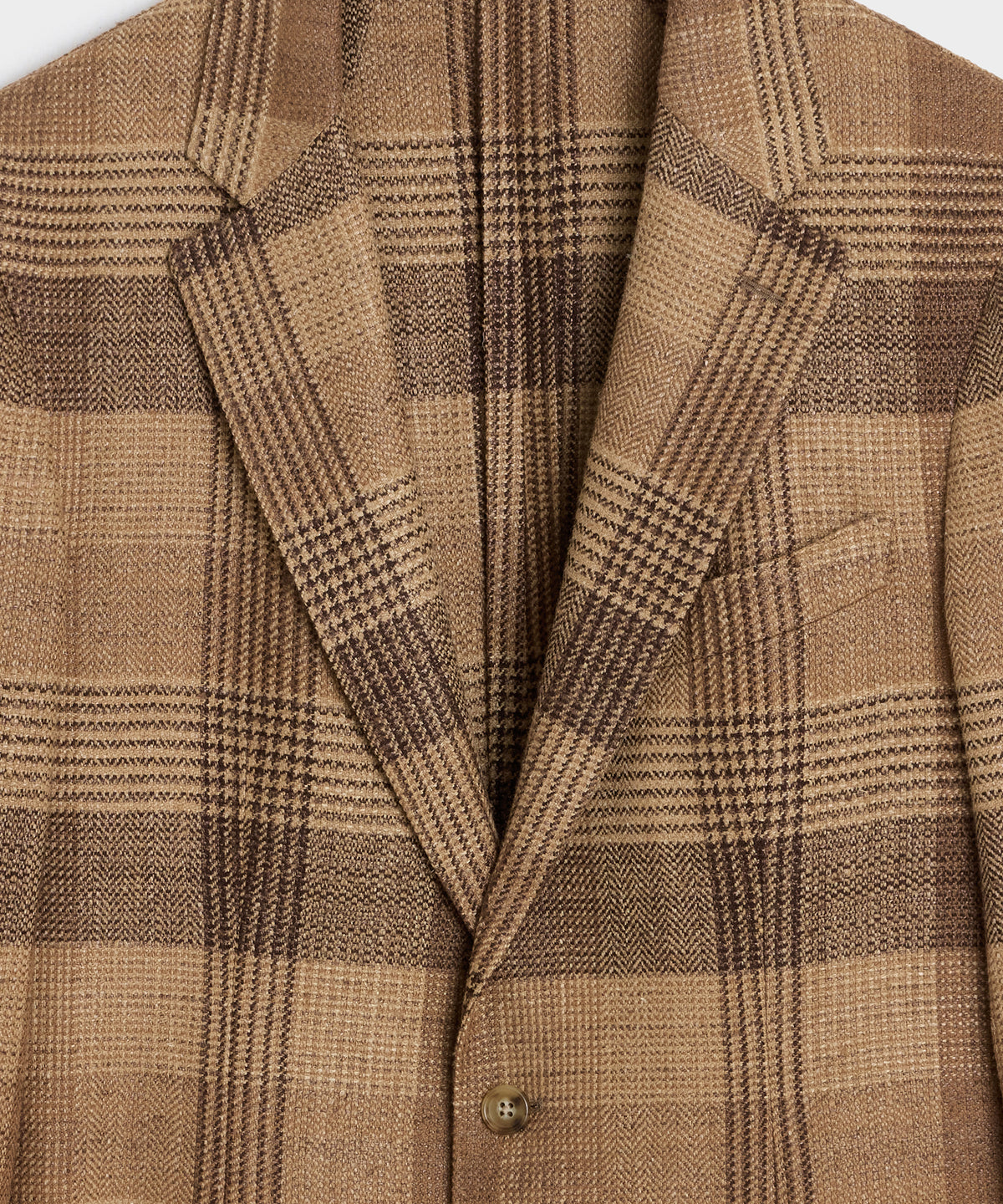 Italian Wool-Silk Glen Plaid Sport Coat