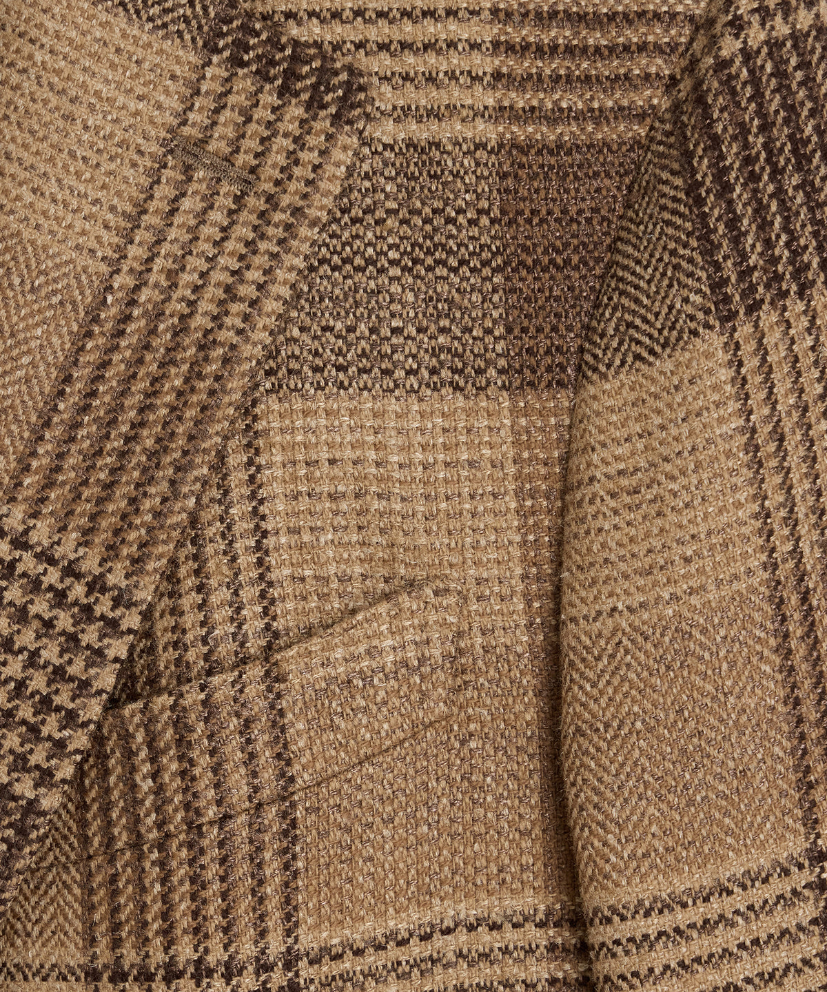 Italian Wool-Silk Glen Plaid Sport Coat