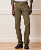 Slim Garment-Dyed Jean in Olive