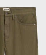 Slim Garment-Dyed Jean in Olive