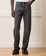 Straight Fit Jean in Charcoal