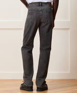 Straight Fit Jean in Charcoal