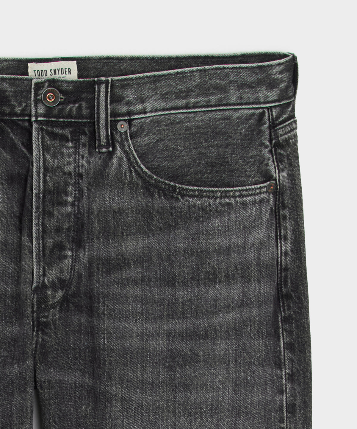 Straight Fit Jean in Charcoal