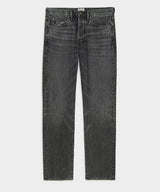 Straight Fit Jean in Charcoal
