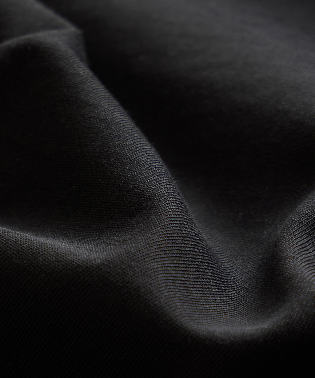 Boxy Jersey Mockneck Tee