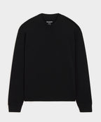 Boxy Jersey Mockneck Tee