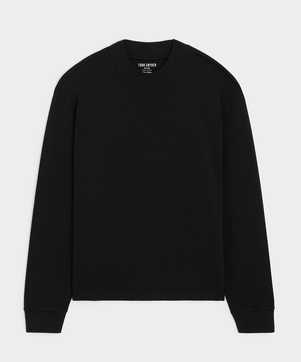 Boxy Jersey Mockneck Tee