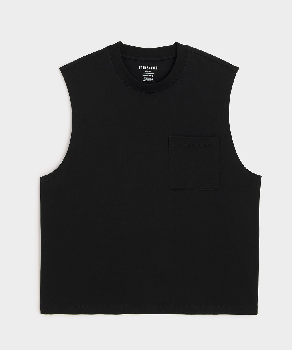 Boxy Jersey Muscle Tank