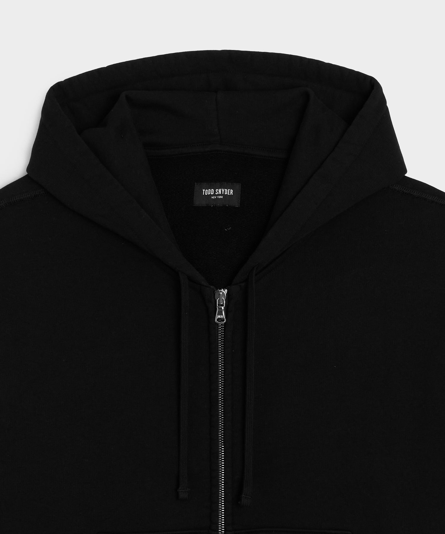 Soho Full-Zip Sweatshirt in Pitch Black – Todd Snyder