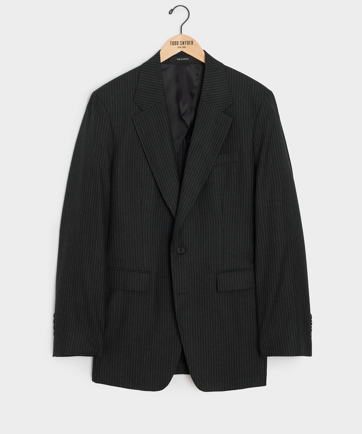 Italian Flannel Pinstripe Wythe Suit