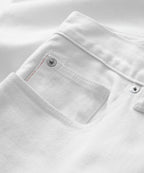 Slim Japanese Selvedge Stretch Jean in White
