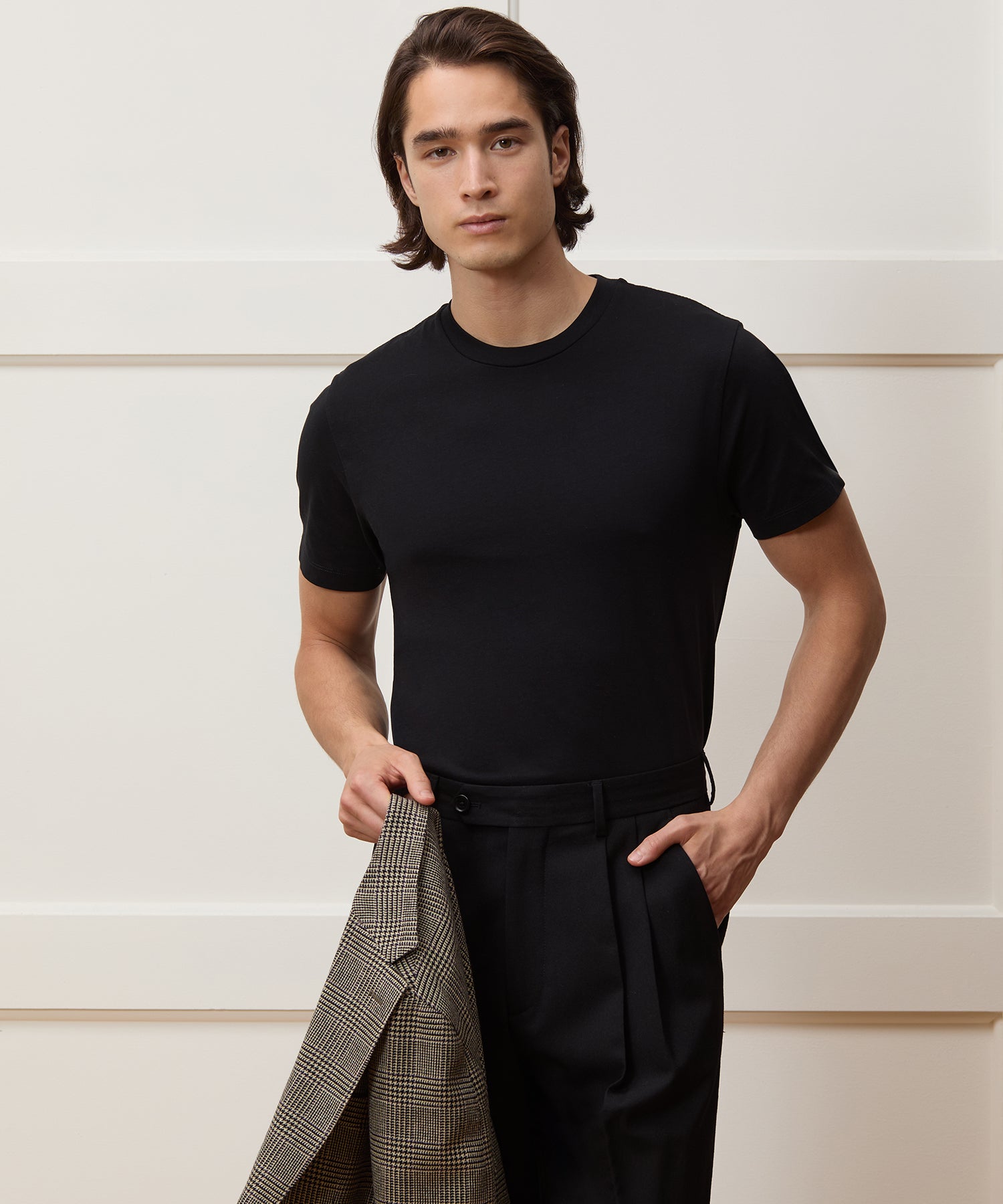 Premium Jersey Tee in Black – Todd Snyder