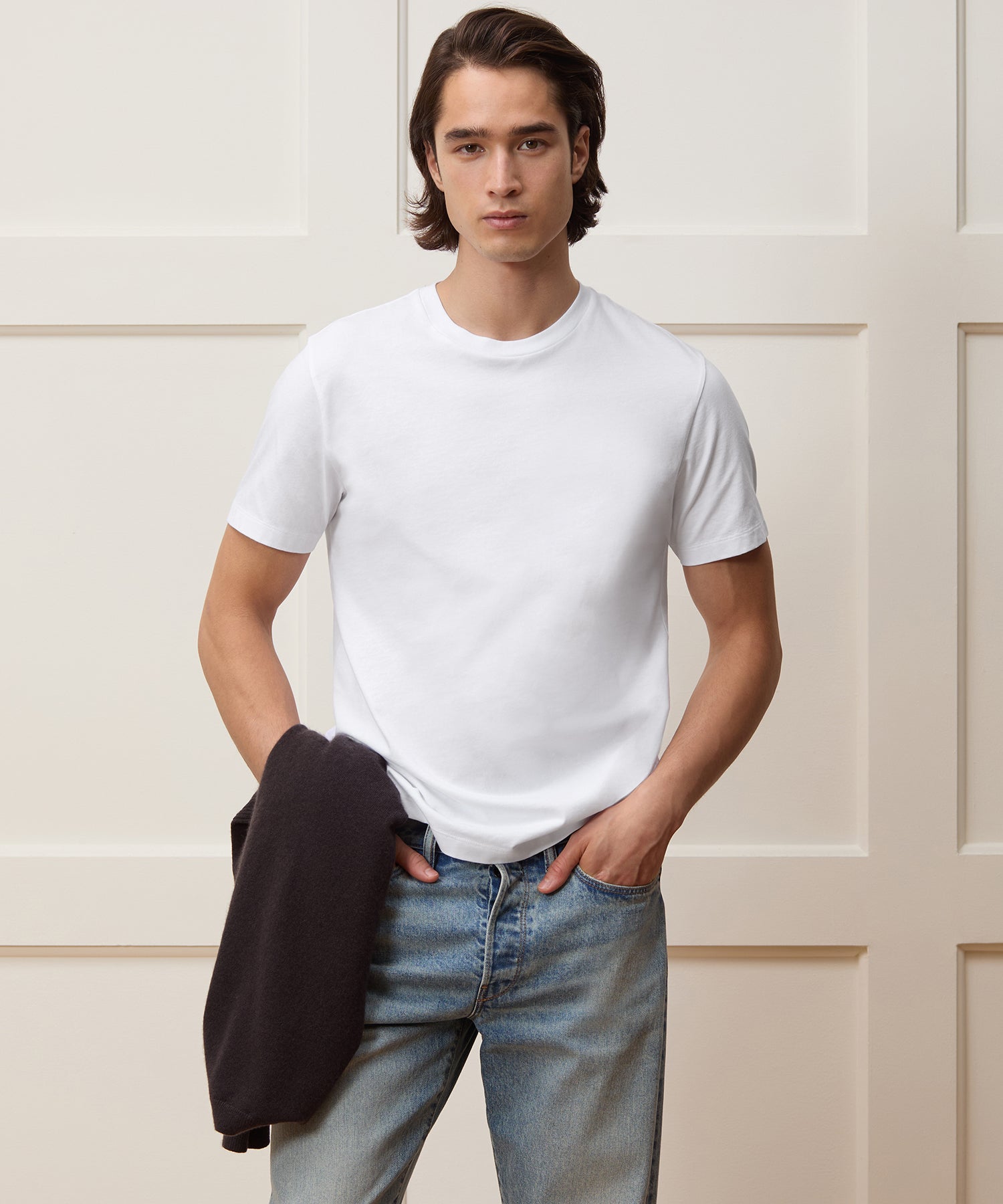 Premium Jersey Tee in White – Todd Snyder