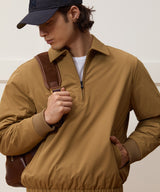 Lightweight Nylon Quarter-Zip Jacket