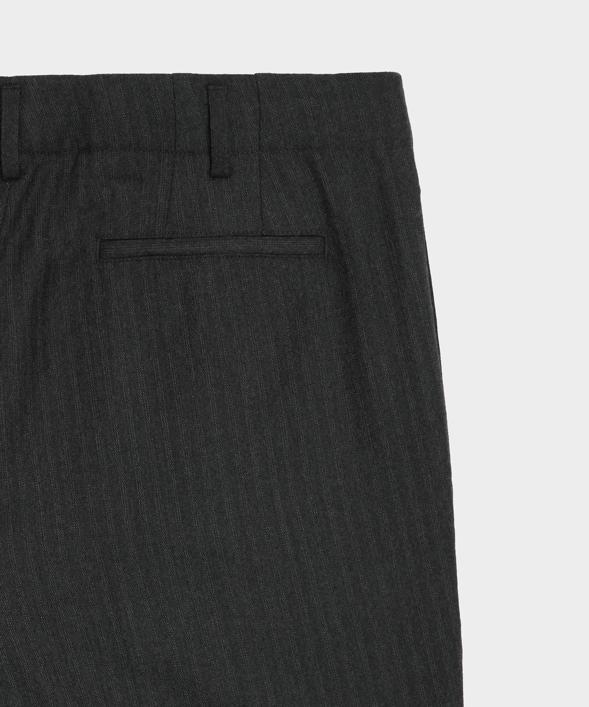 Italian Flannel Striped Hollywood Trouser