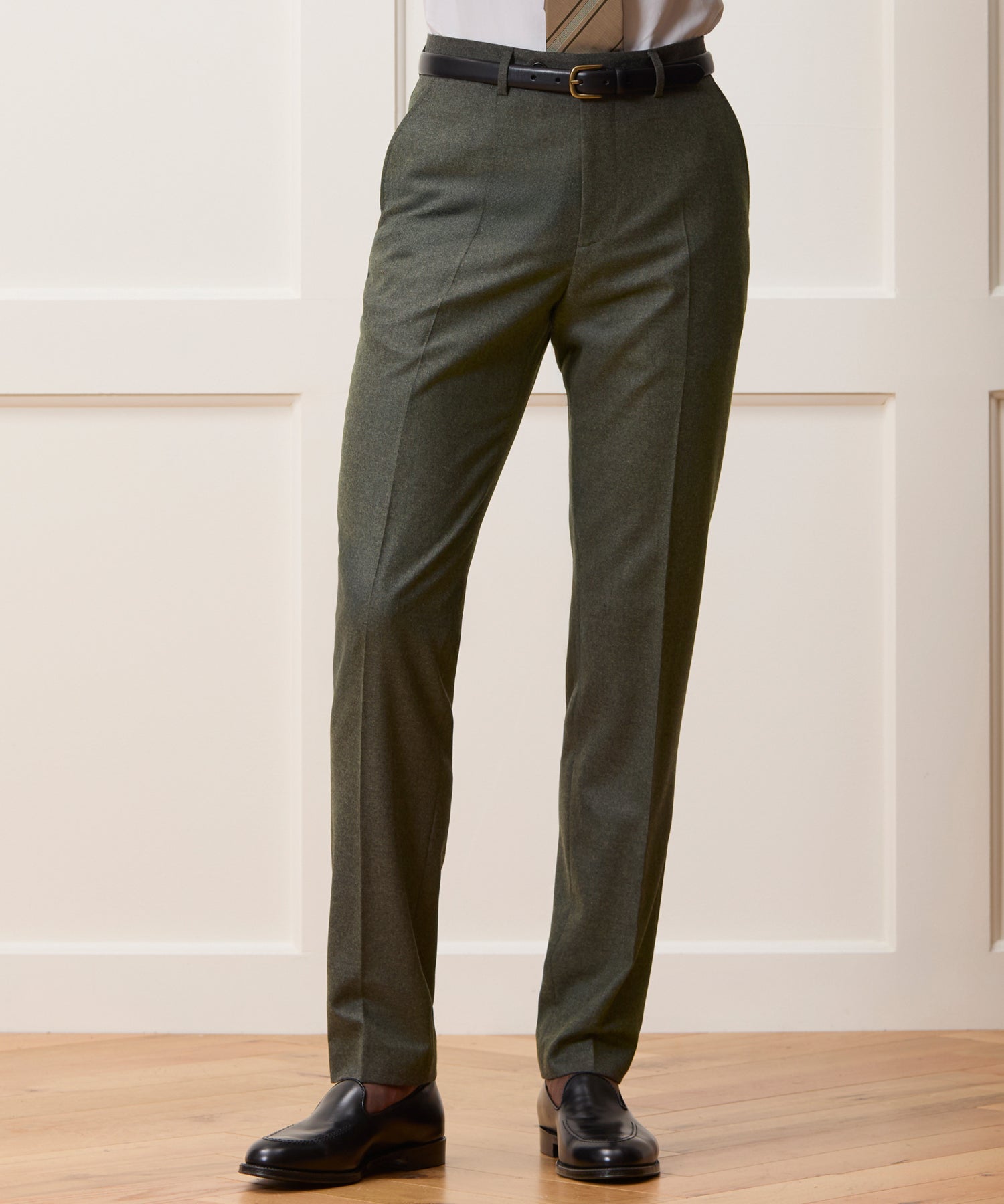Italian Flannel Sutton Trouser in Oak Moss – Todd Snyder