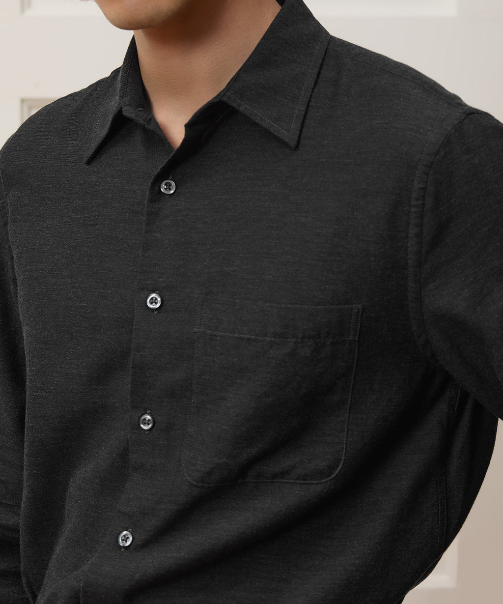 Cotton-Cashmere Sport Shirt