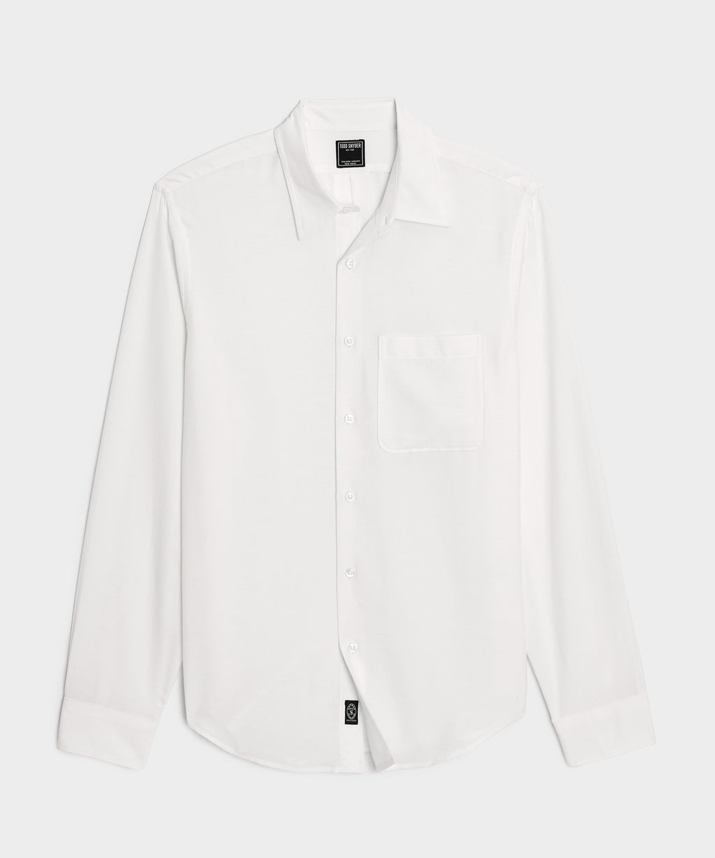 Cotton-Cashmere Sport Shirt