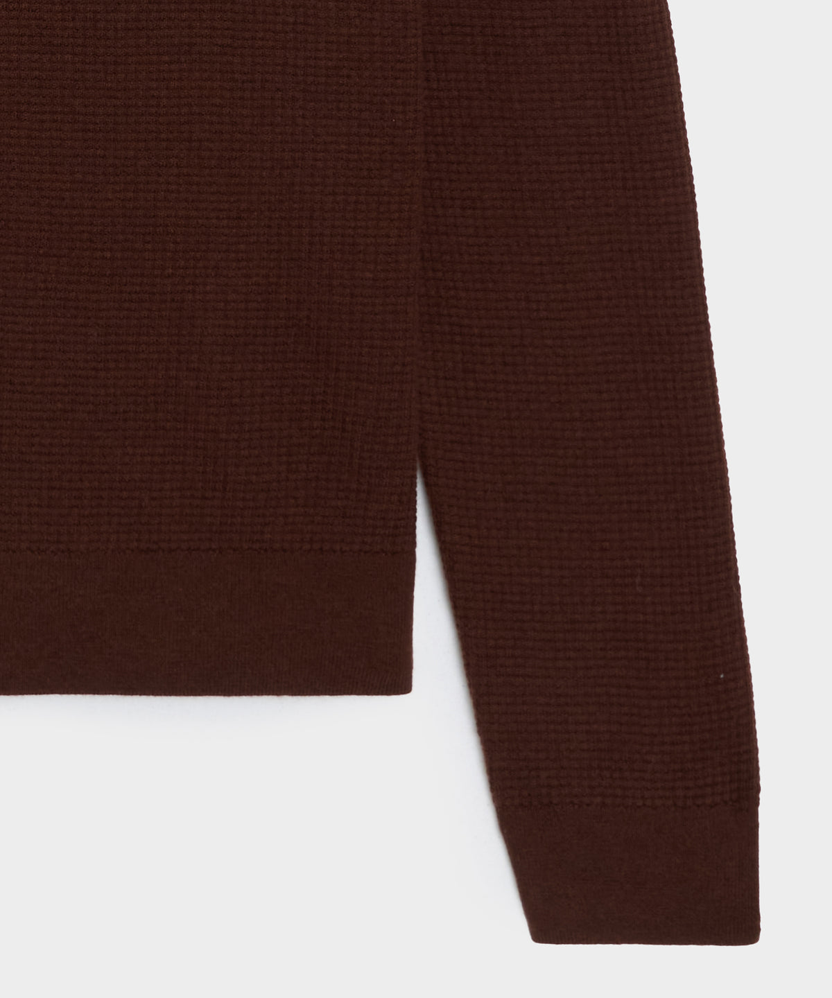 Merino Waffle Crewneck