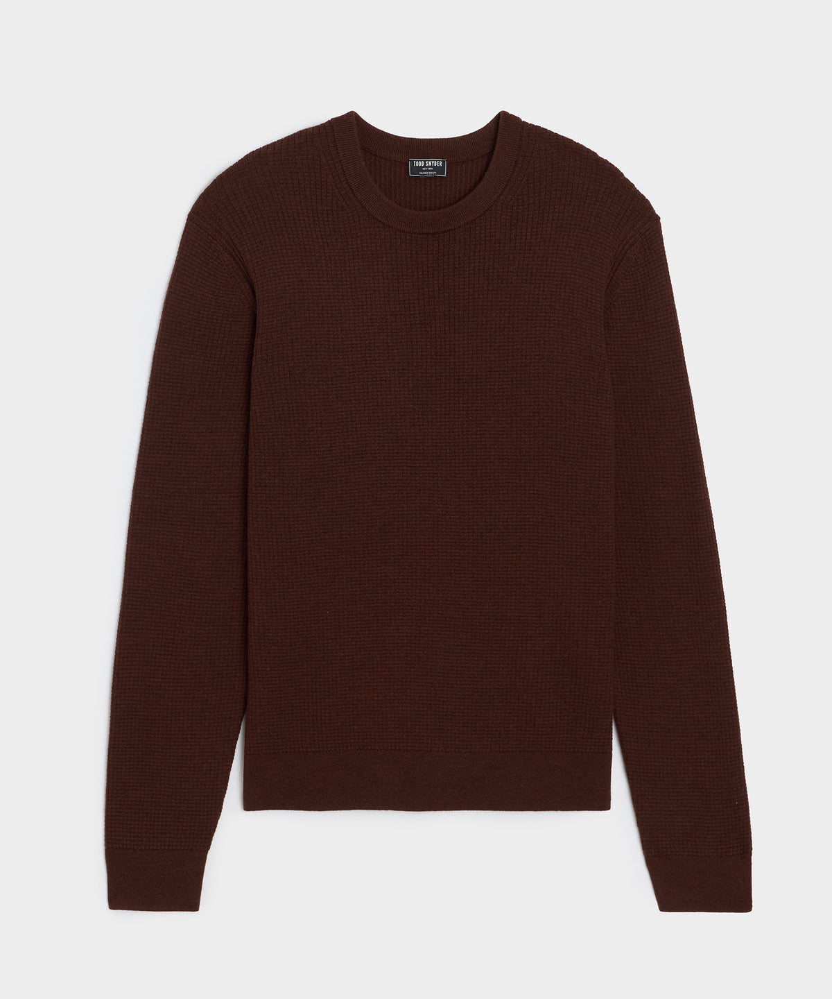 Merino Waffle Crewneck