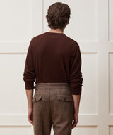 Merino Waffle Crewneck