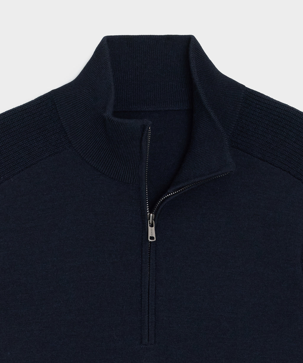 Merino Quarter-Zip Sweater