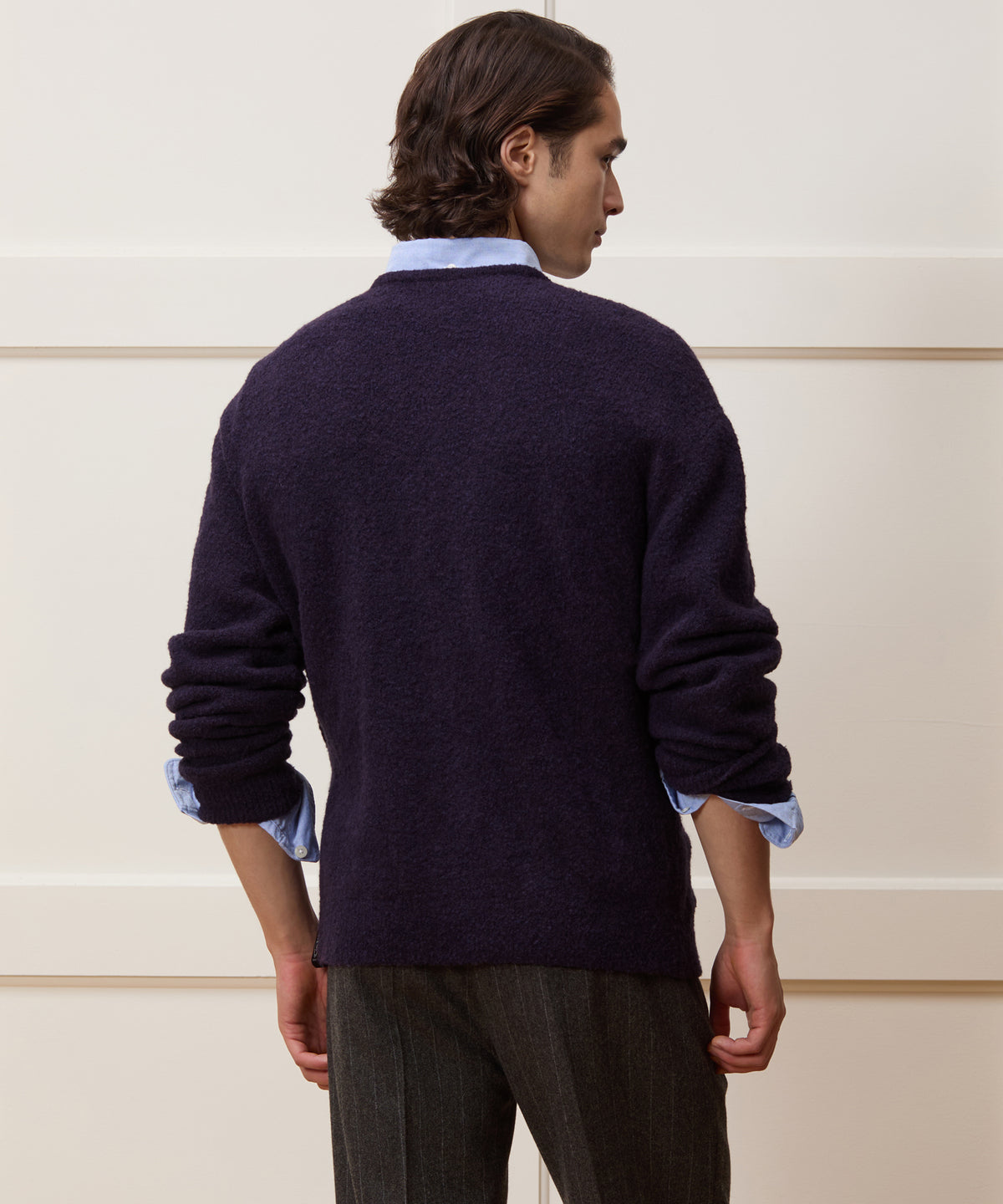 Relaxed Boucle Cardigan