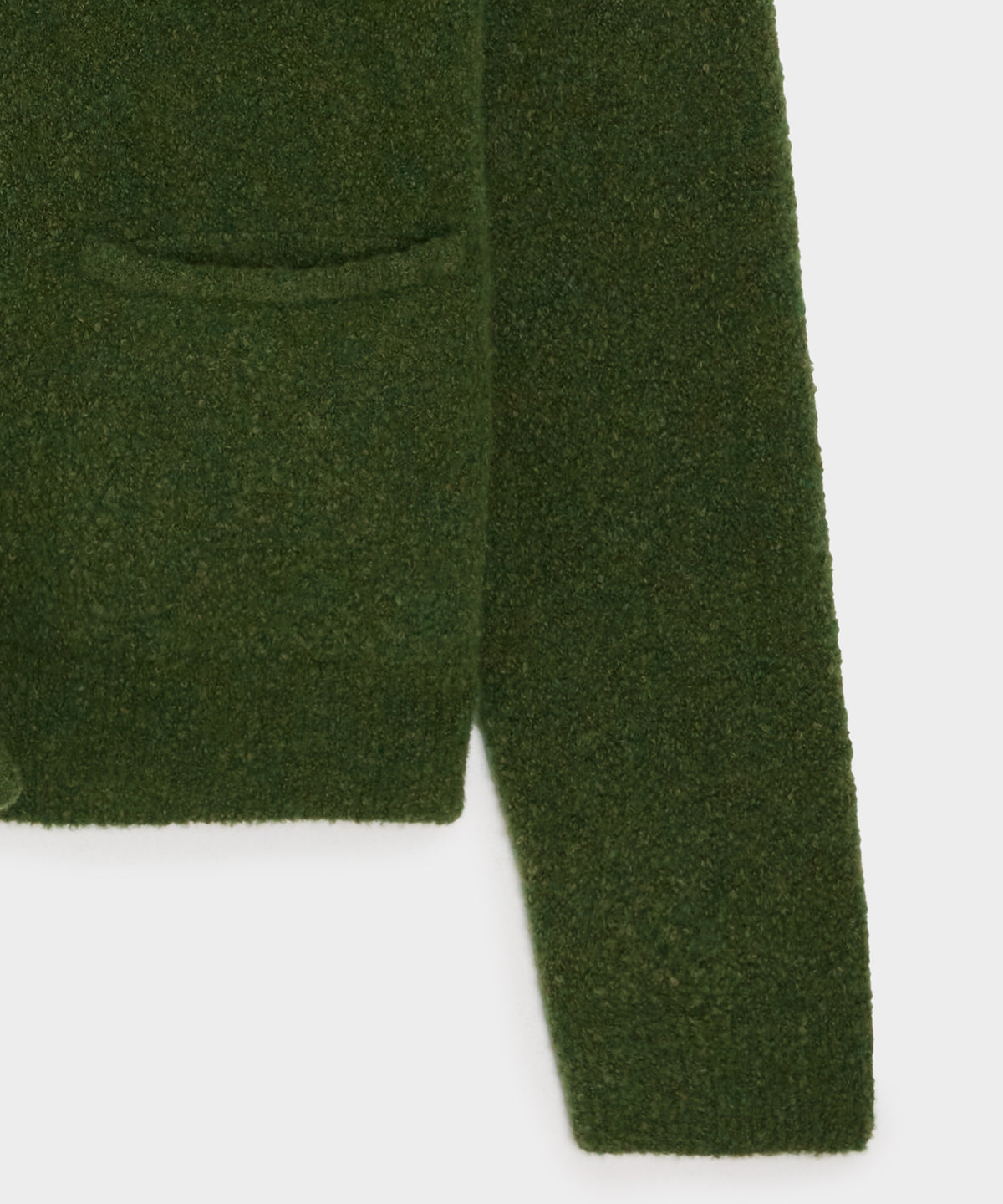 Relaxed Boucle Cardigan