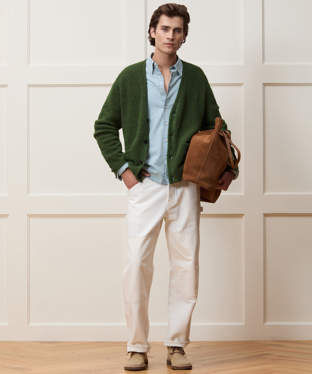 Relaxed Boucle Cardigan