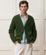 Relaxed Boucle Cardigan