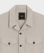 Cropped Denim Eisenhower Jacket