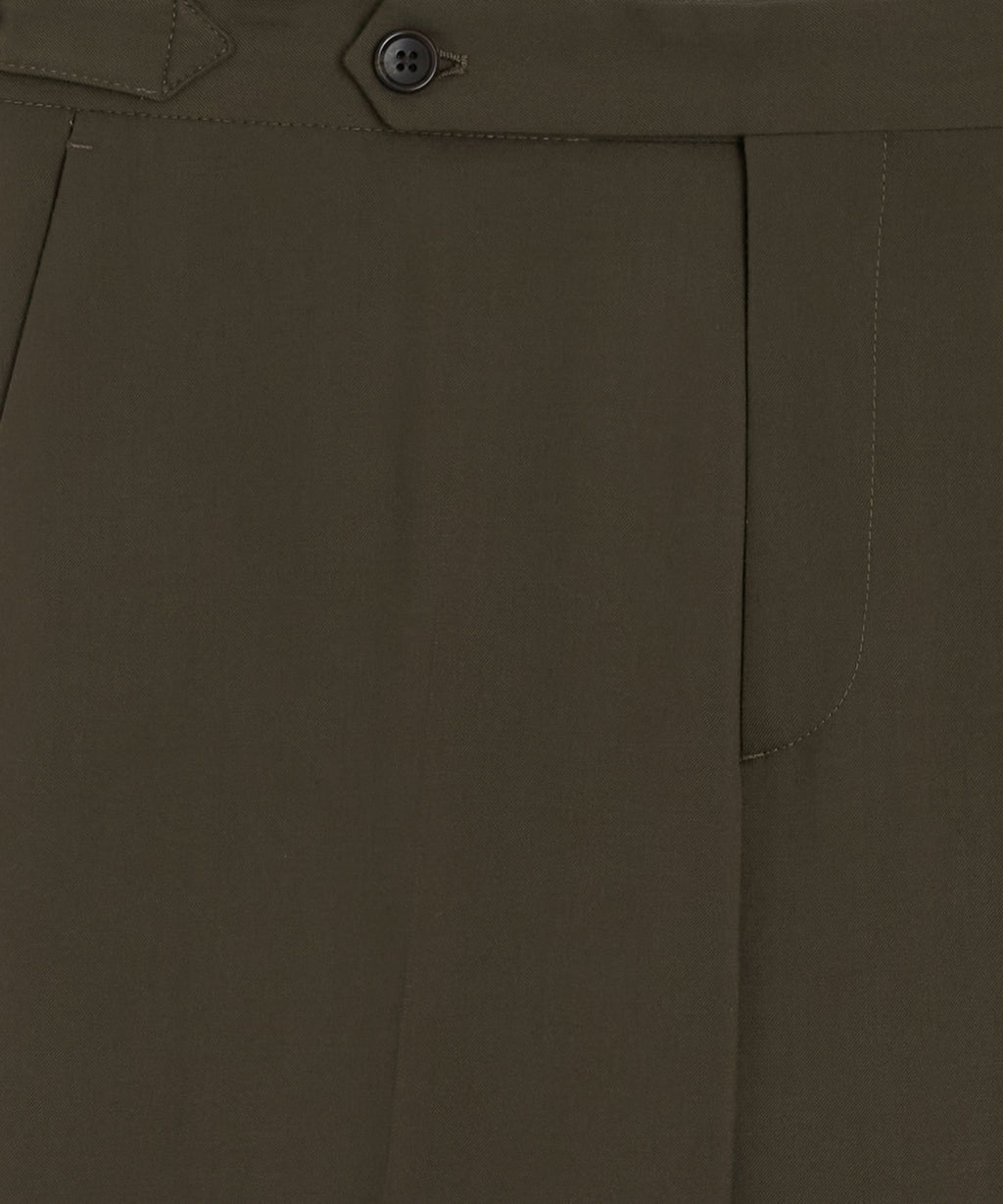 Italian Gabardine Side Tab Trouser