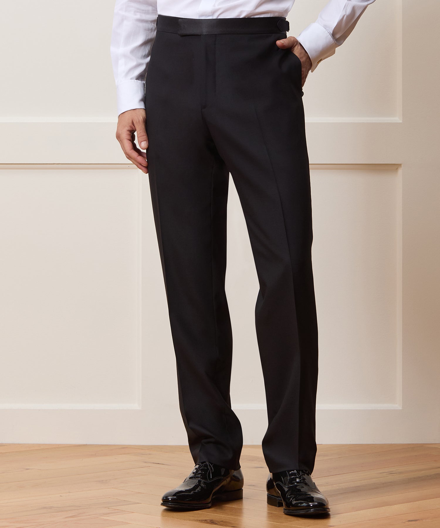 Italian Wool Straight Fit Tuxedo Trouser – Todd Snyder