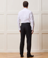 Italian Wool Straight Fit Tuxedo Trouser