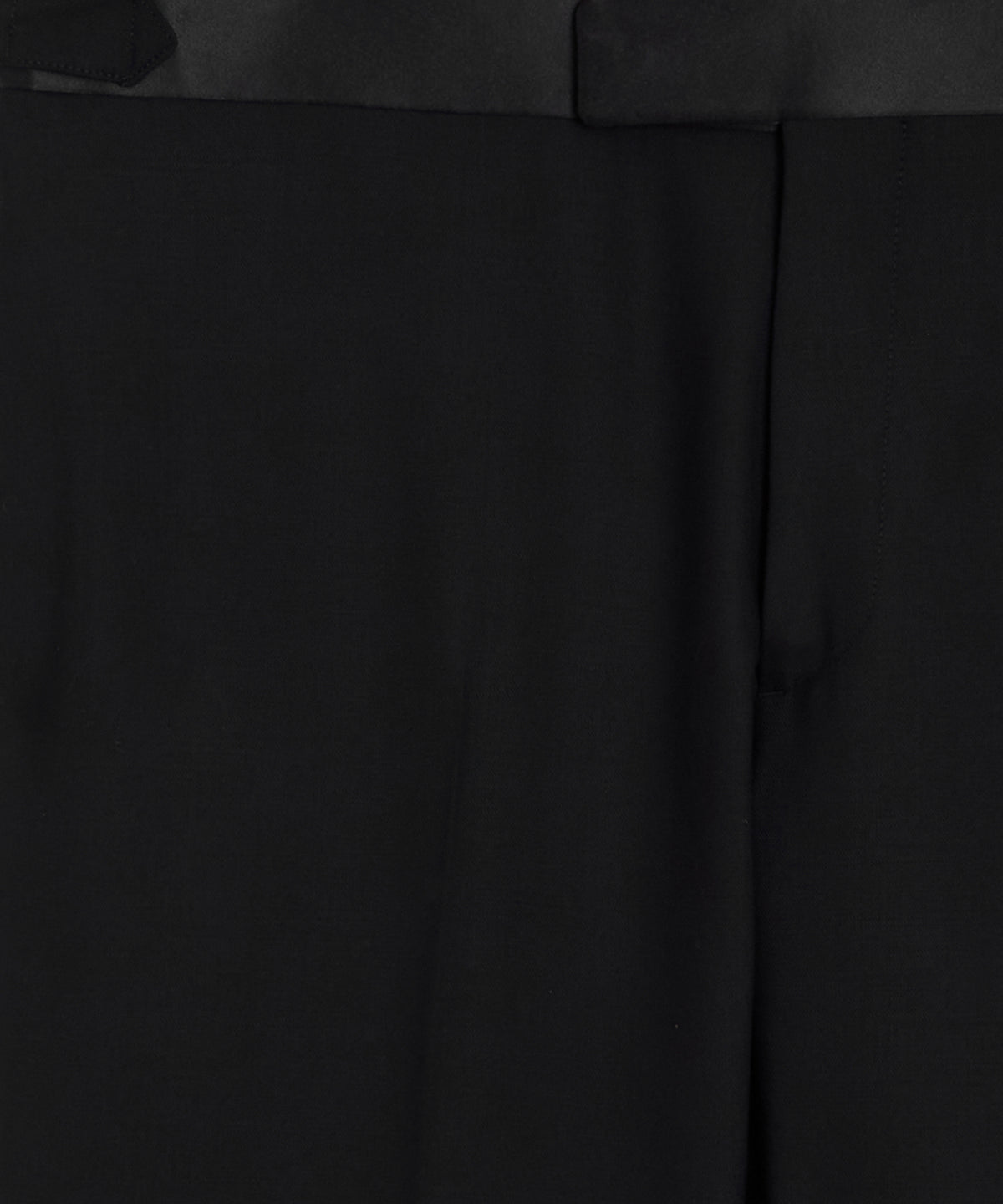 Italian Wool Straight Fit Tuxedo Trouser