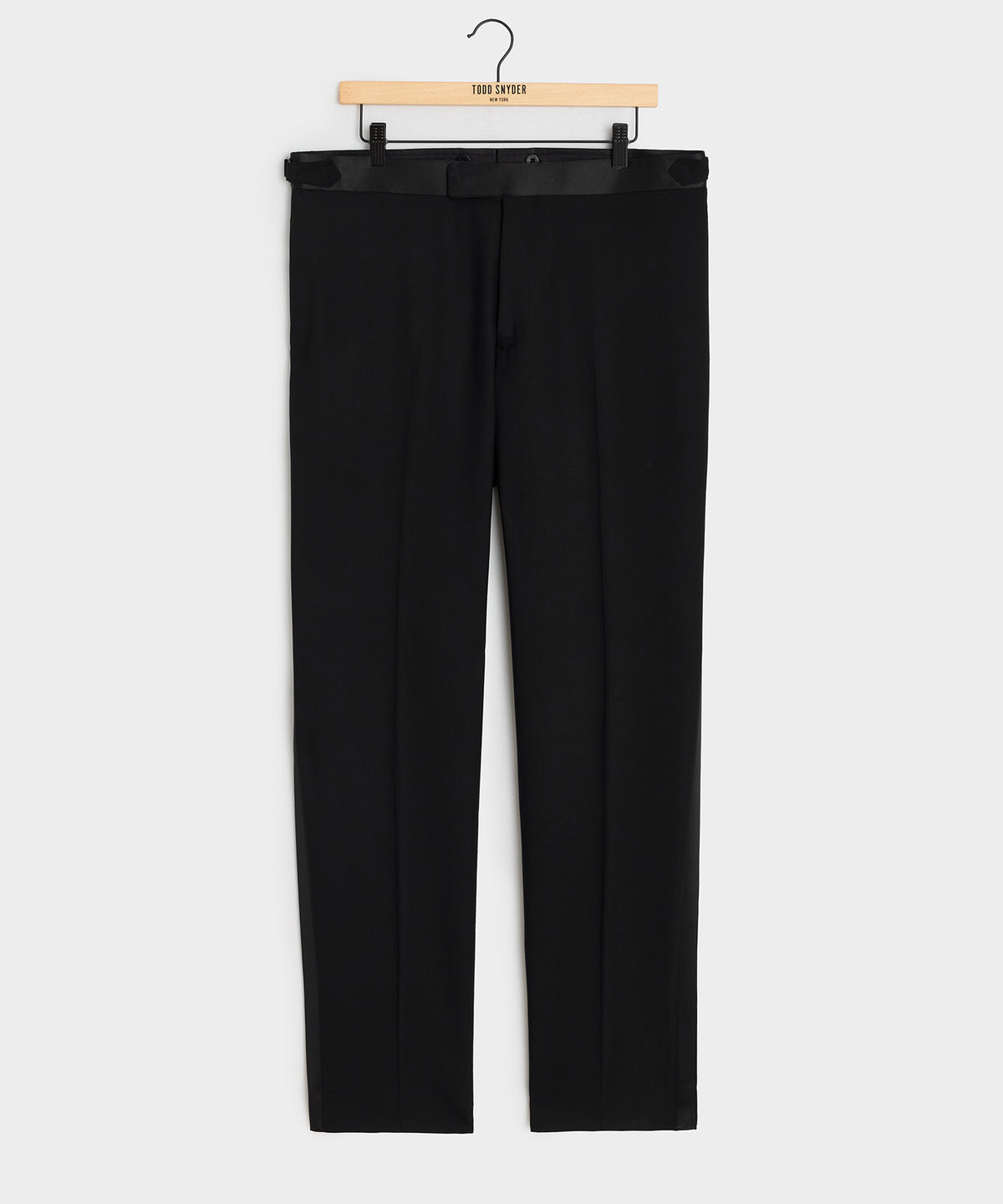 Italian Wool Straight Fit Tuxedo Trouser