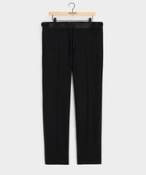 Italian Wool Straight Fit Tuxedo Trouser