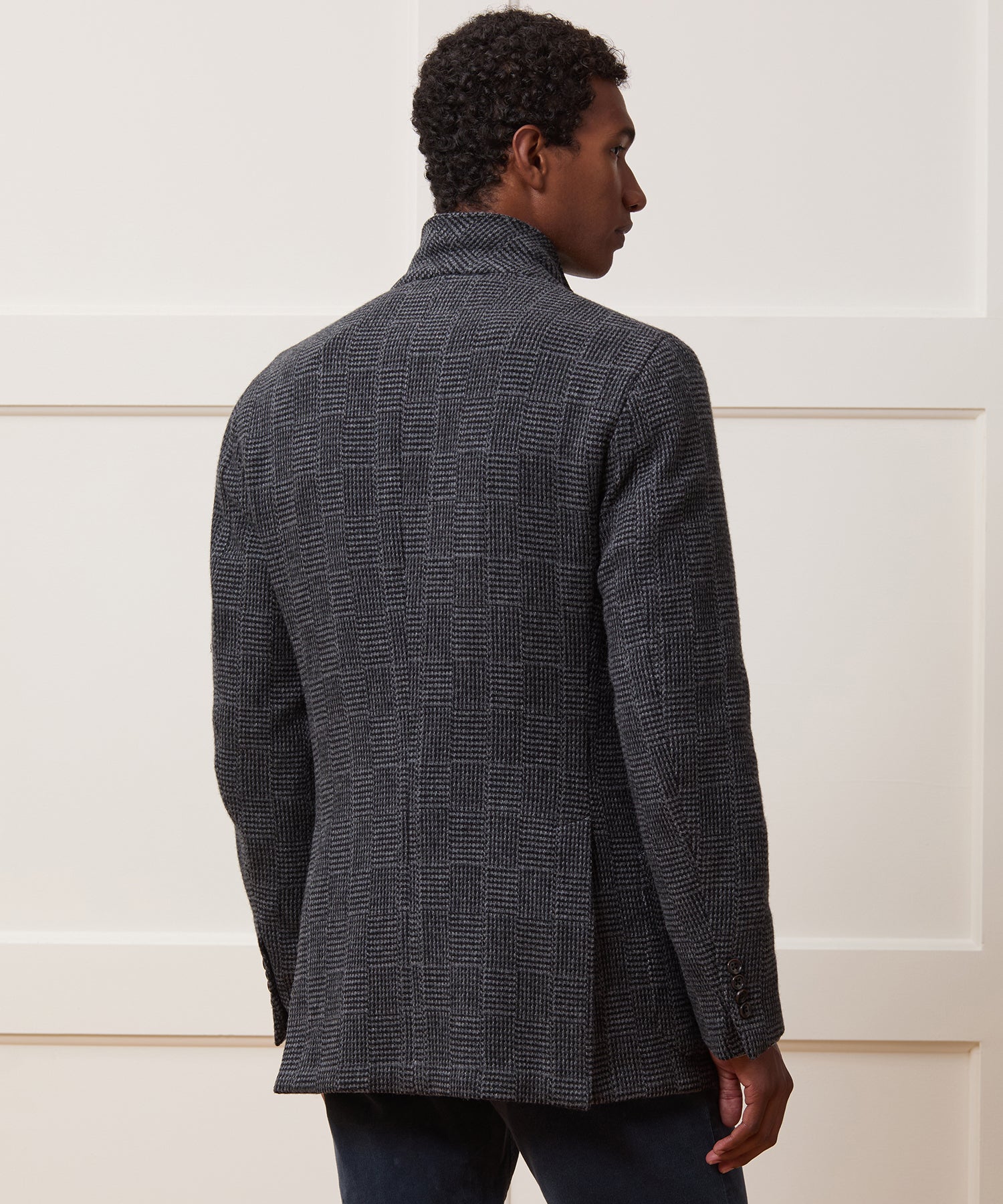 Italian Wool Sport Coat in Grey Houndsooth Glen Plaid – Todd Snyder