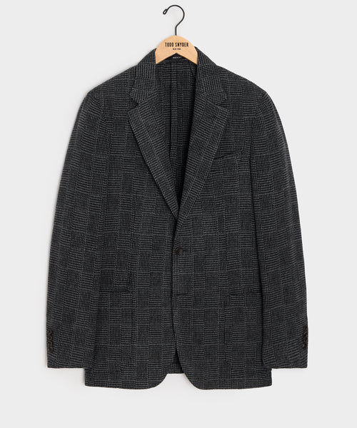 Italian Wool Sport Coat in Grey Houndsooth Glen Plaid – Todd Snyder