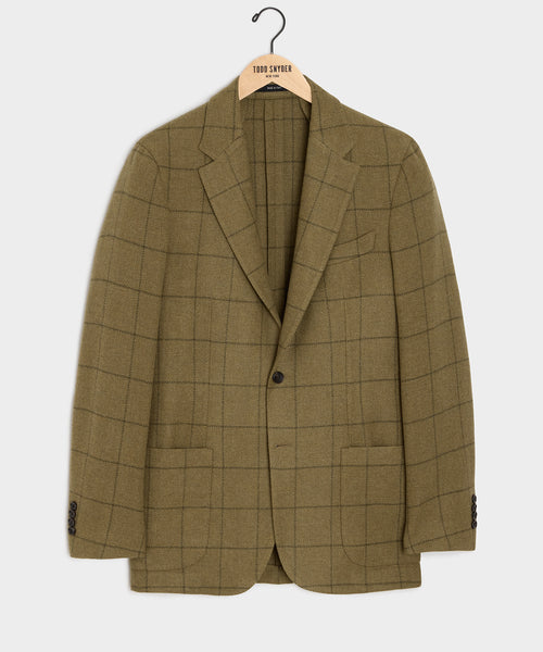 Italian Wool Sport Coat in Olive Windowpane – Todd Snyder