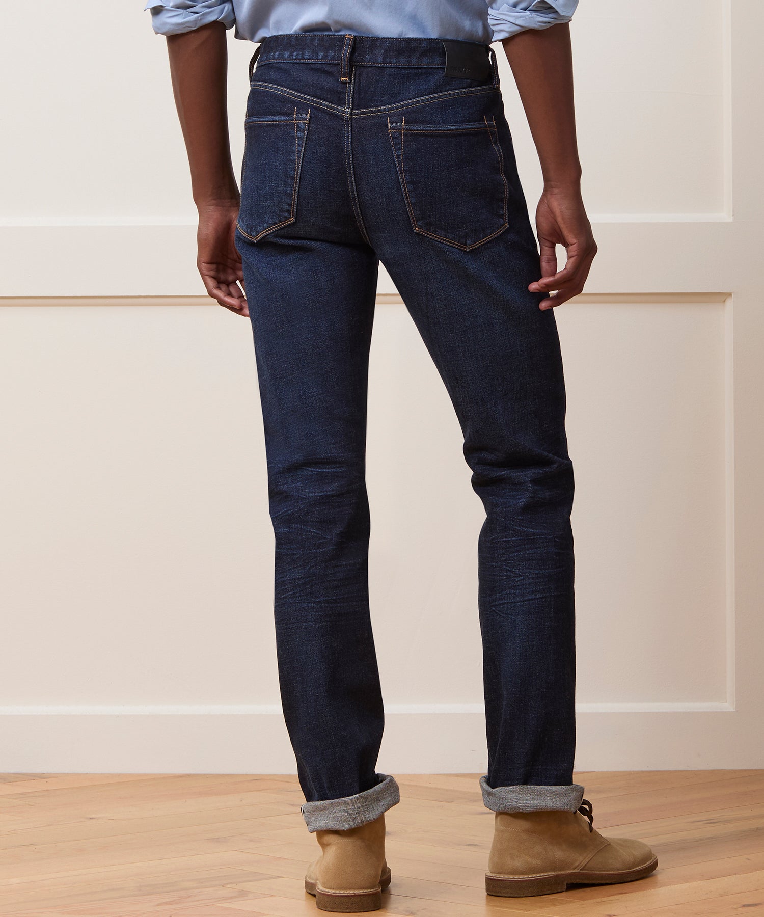 Straight Japanese Selvedge Stretch Jean in Worn Indigo – Todd Snyder